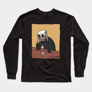 Sad Skeleton Long Sleeve T-Shirt